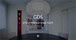 Desktop Screenshot of gds-steuerberatung.de