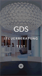 Mobile Screenshot of gds-steuerberatung.de